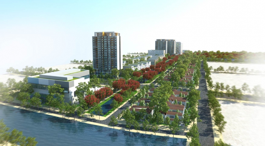 Trung tâm thương mại kết hợp chung cư cao tầng CT-A - Khu đô thị và dịch vụ thương mại Vinh Tân (Vinh Heritage)